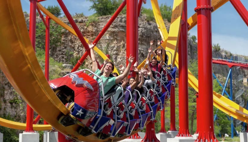 Our exclusive partnership with Six Flags Fiesta Texas allows you to visit the Park at the lowest possible price.