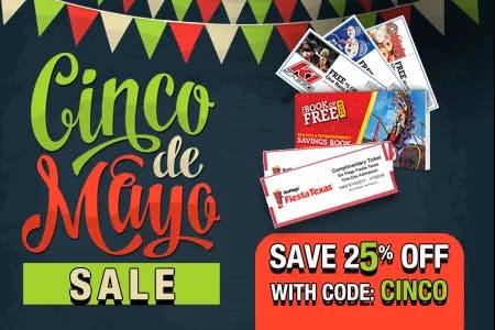 Cinco de Mayo 25% of Sale for the 2018 Book of Free