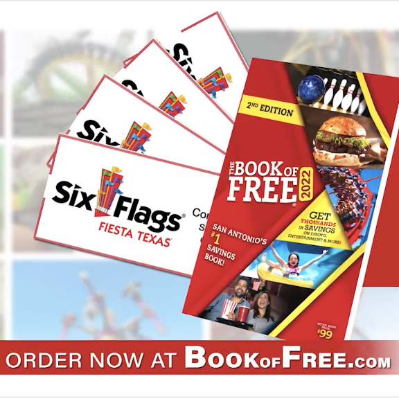 four six flags fiesta texas tickets and book of free
